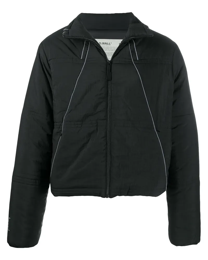ACW* Gefütterte Jacke mit Paspeln - Schwarz Schwarz