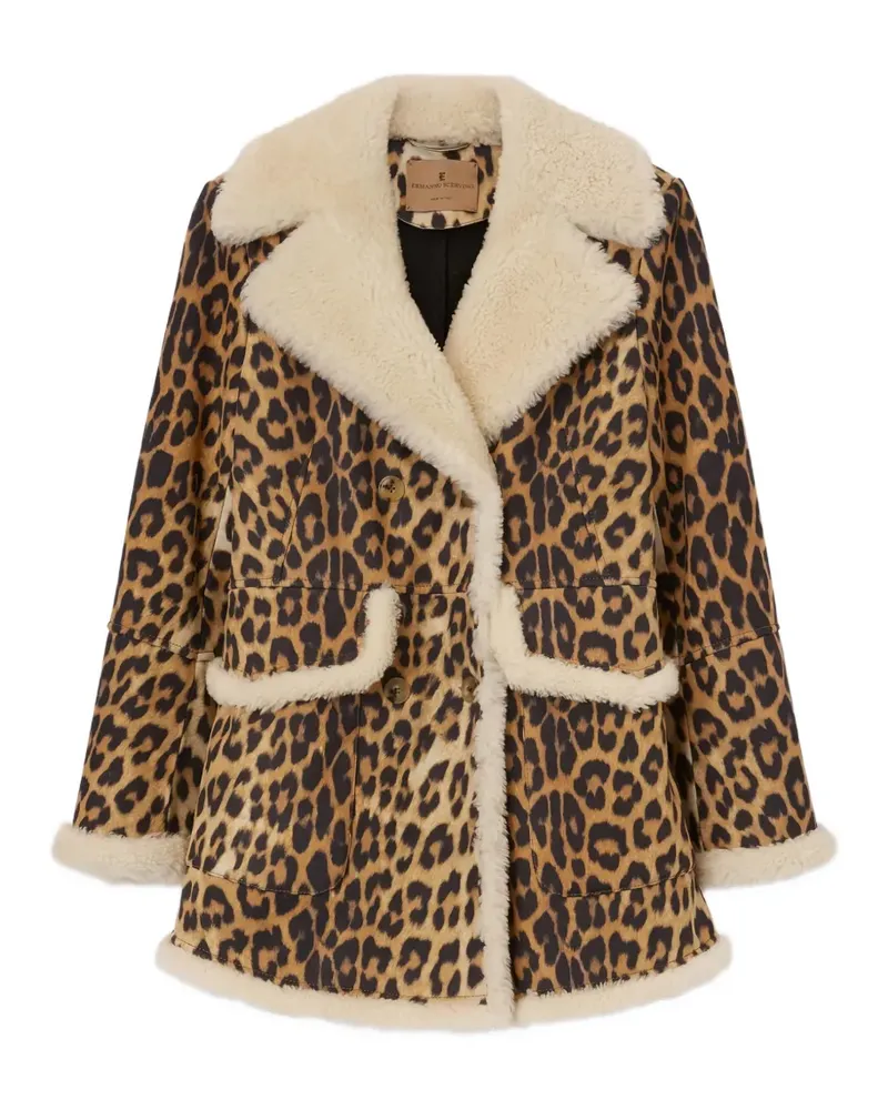 Ermanno Scervino double-breasted coat - Braun Braun