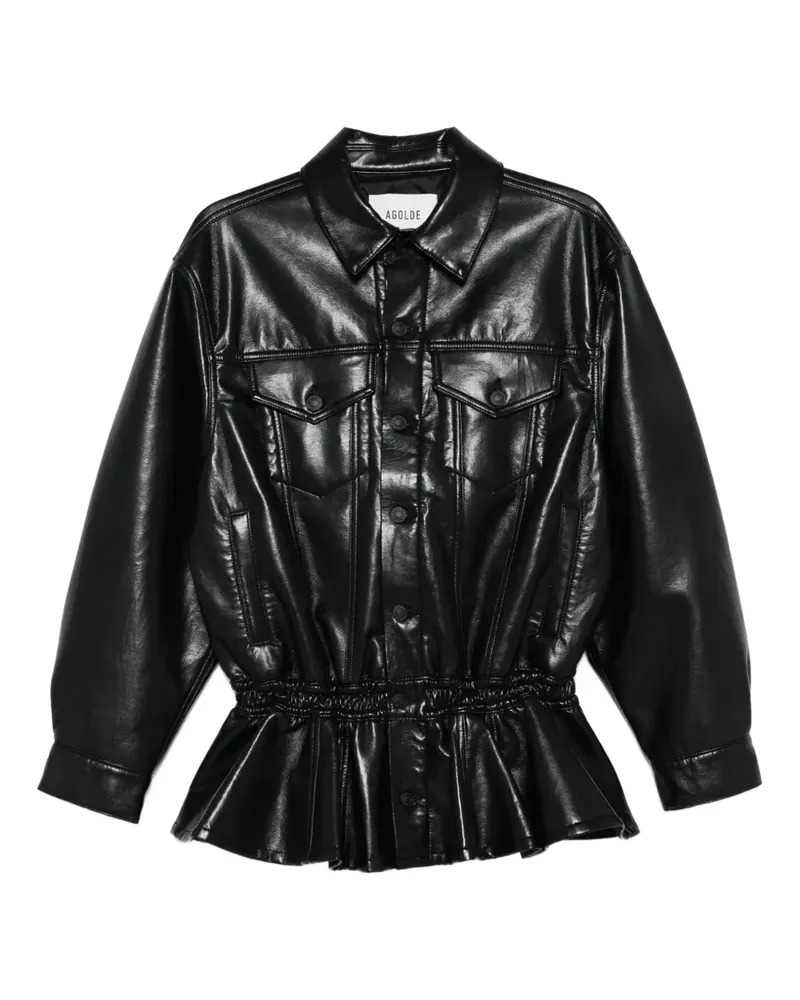 AGOLDE Rubik Jacke - Schwarz Schwarz