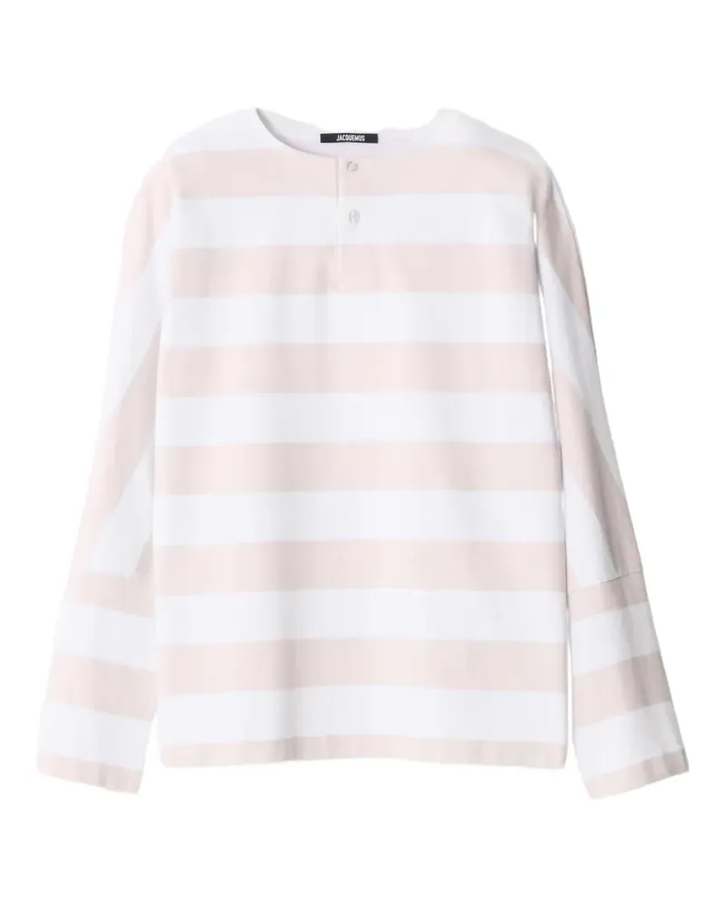 Jacquemus Mariniere Langarmshirt - Weiß Weiß