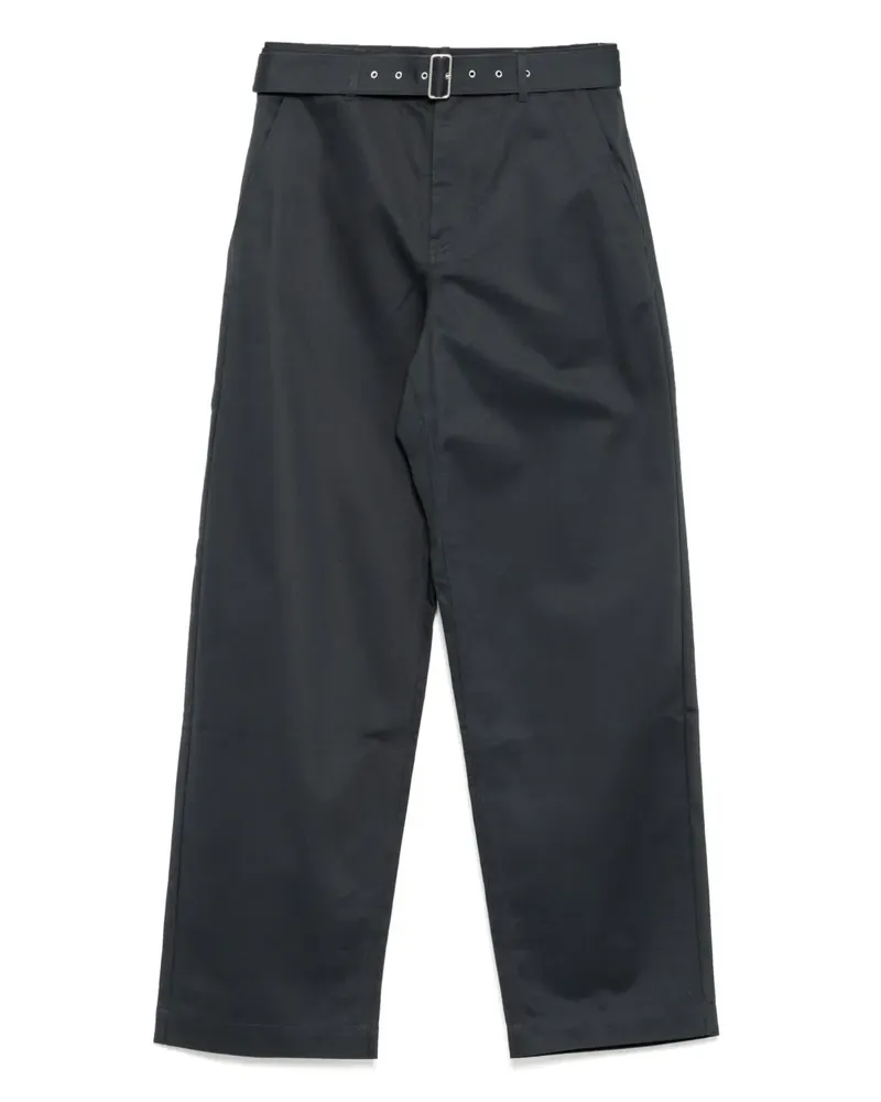 Kitsuné Hose mit Gürtel - Grau Grau