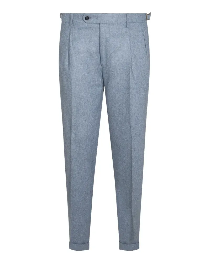 Berwich pleated wool trousers - Blau Blau