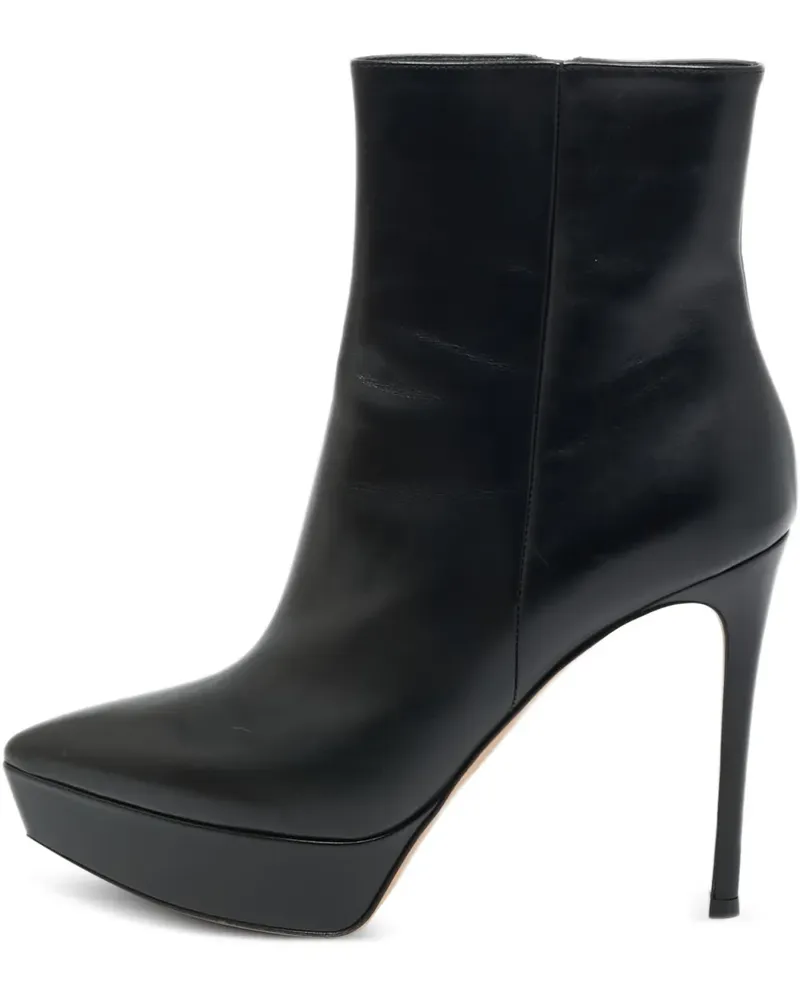 Gianvito Rossi Dasha Stiefel mit Plateau - Schwarz Schwarz