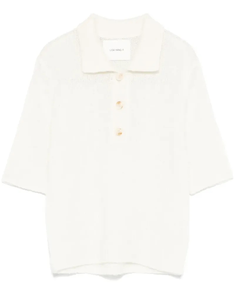 Lisa Yang Masy Poloshirt - Nude Nude