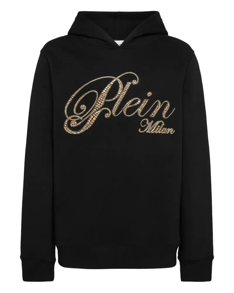 Philipp Plein Hoodie mit Strass - 02 BLACK 02