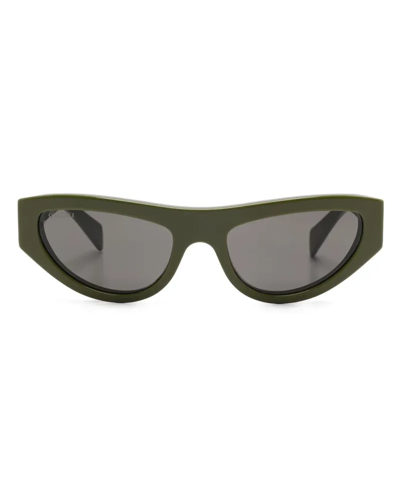 Gucci Sonnenbrille mit Cat-Eye-Gestell - Grün Grün