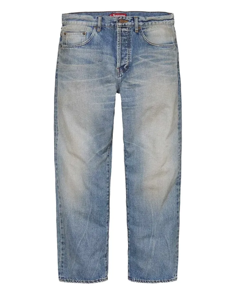 Supreme Being distressed washed jeans - Blau Blau