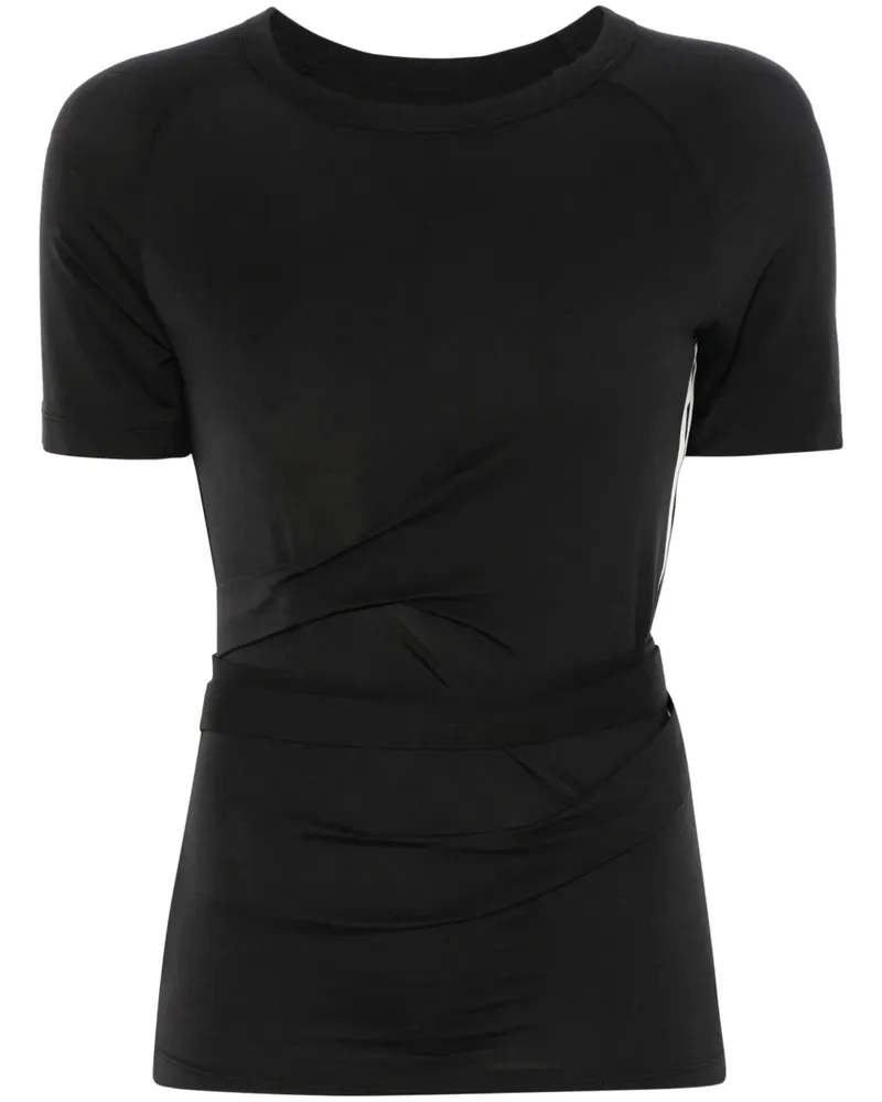 Y-3 T-Shirt mit 3 Streifen-Logo - Schwarz Schwarz