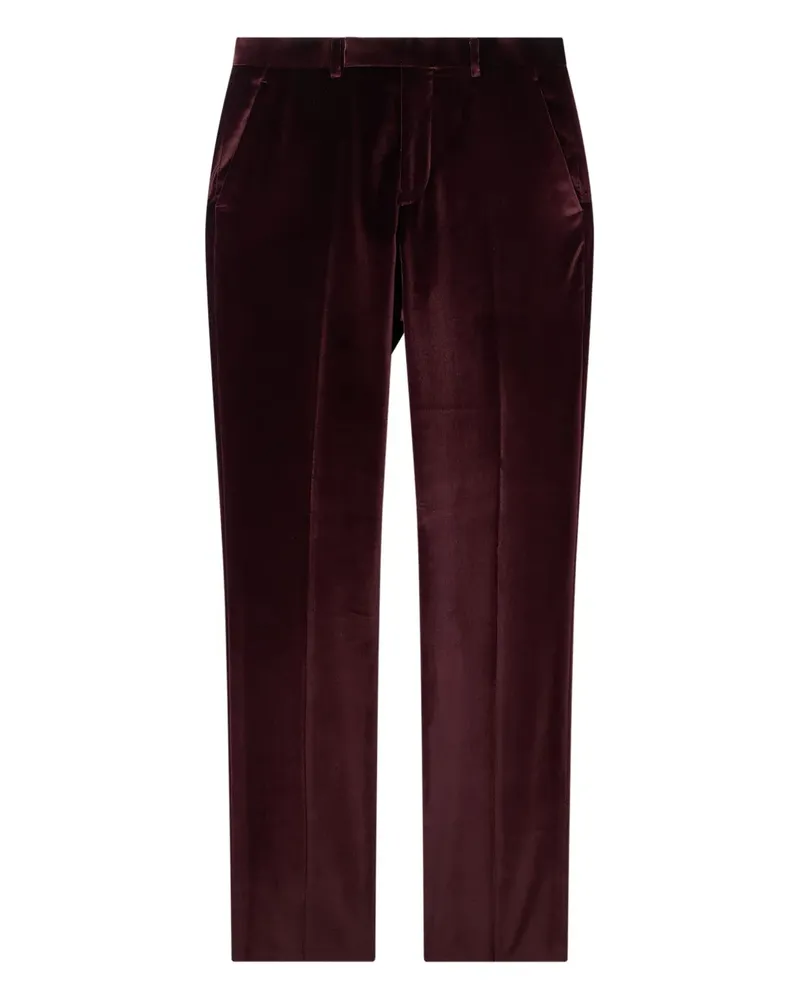 Paul Smith Hose aus Samt - Rot Rot