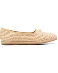 Casadei Baia Loafer mit Logo-Schild Nude