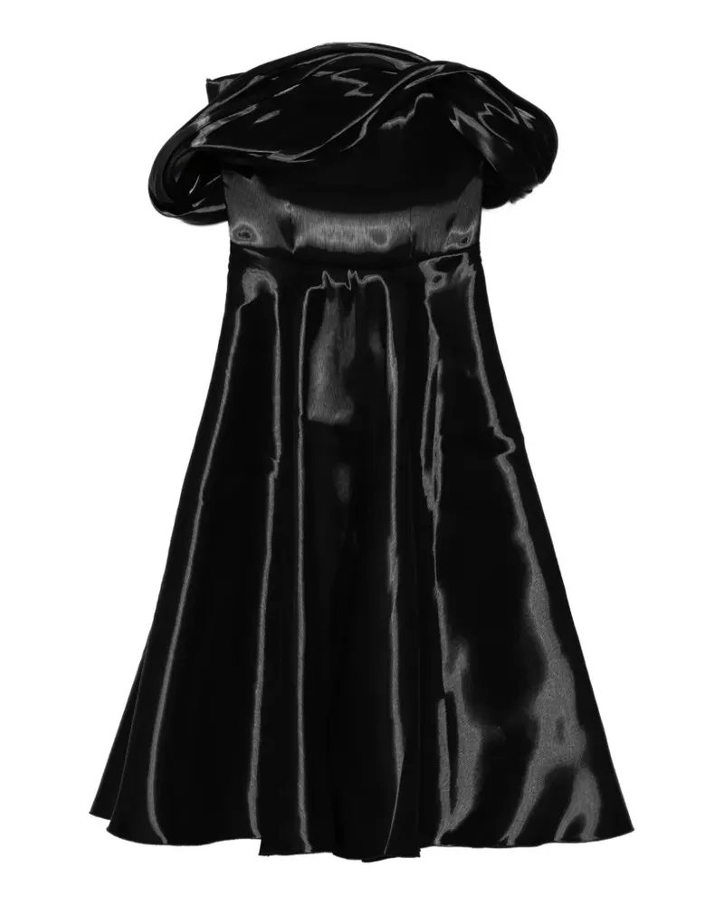 Isabel Sanchís Kabouri Midikleid - Schwarz Schwarz