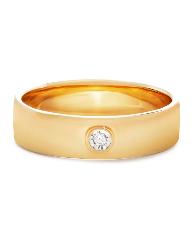 Monica Vinader Essential Diamantring - Gold Gold