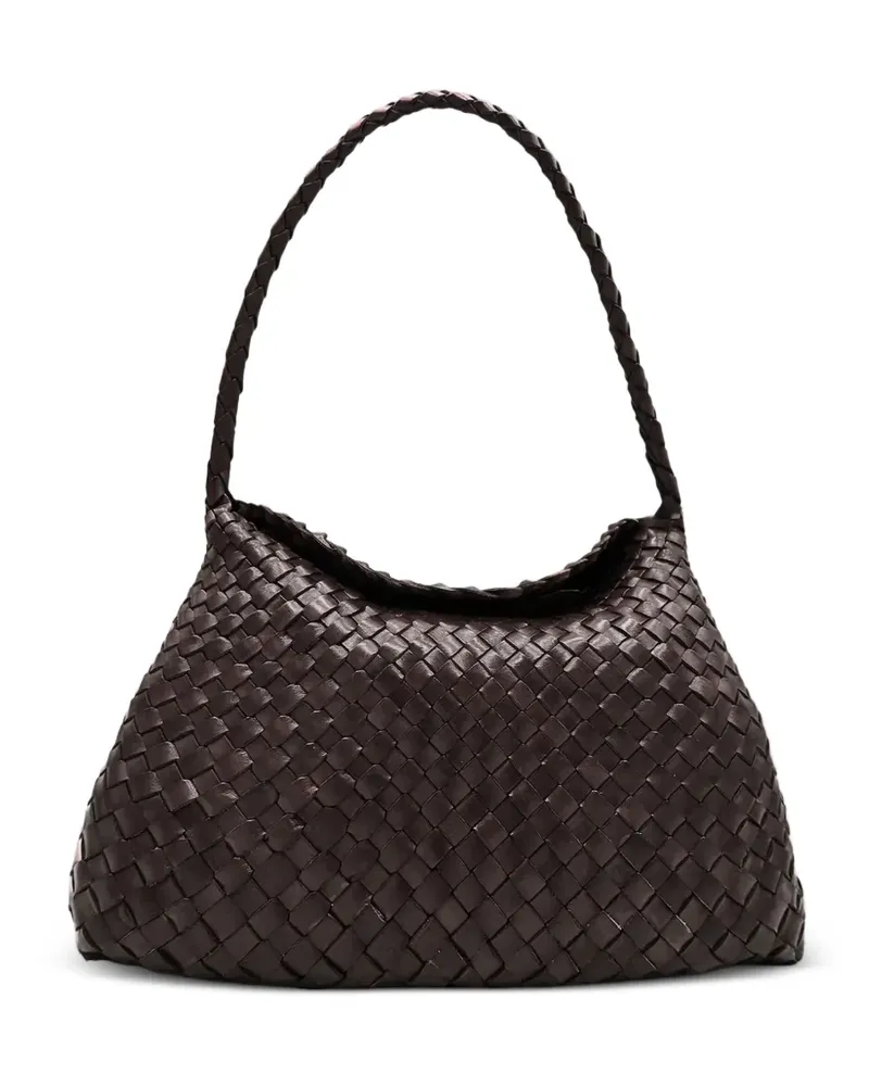 Dragon Diffusion Gewebte Santa Maria Schultertasche - Braun Braun