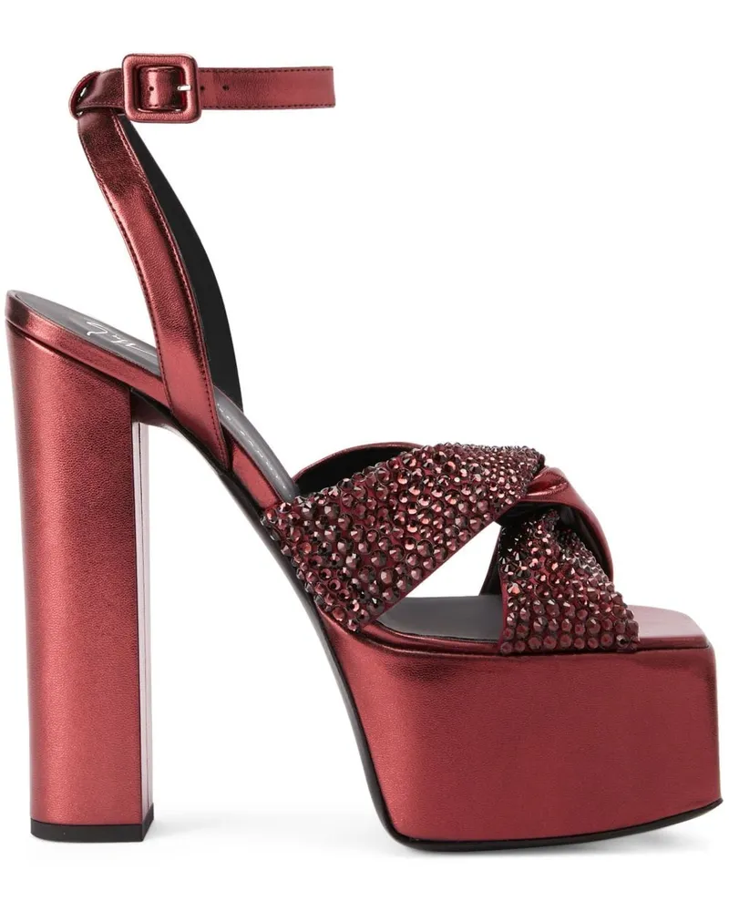 Giuseppe Zanotti Souree Plateau-Sandalen 150mm - Rot Rot