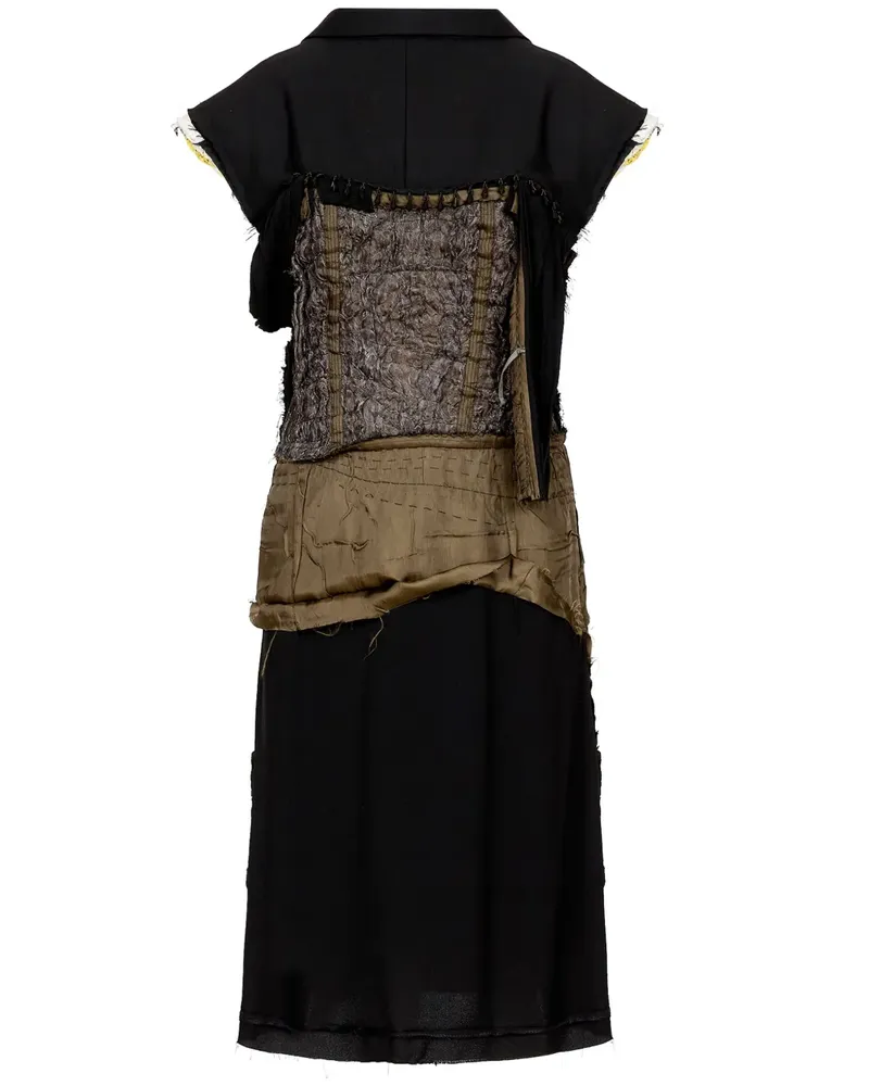 Maison Margiela Kleid im Inside-Out-Look - Schwarz Schwarz