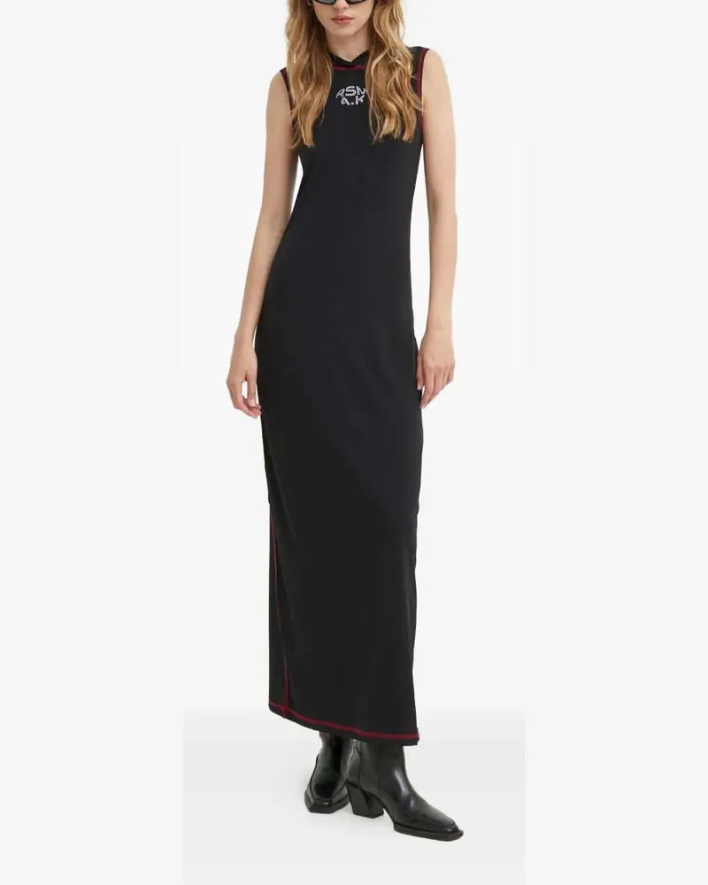 Résumé Kleid mit Kapuze - Schwarz Schwarz