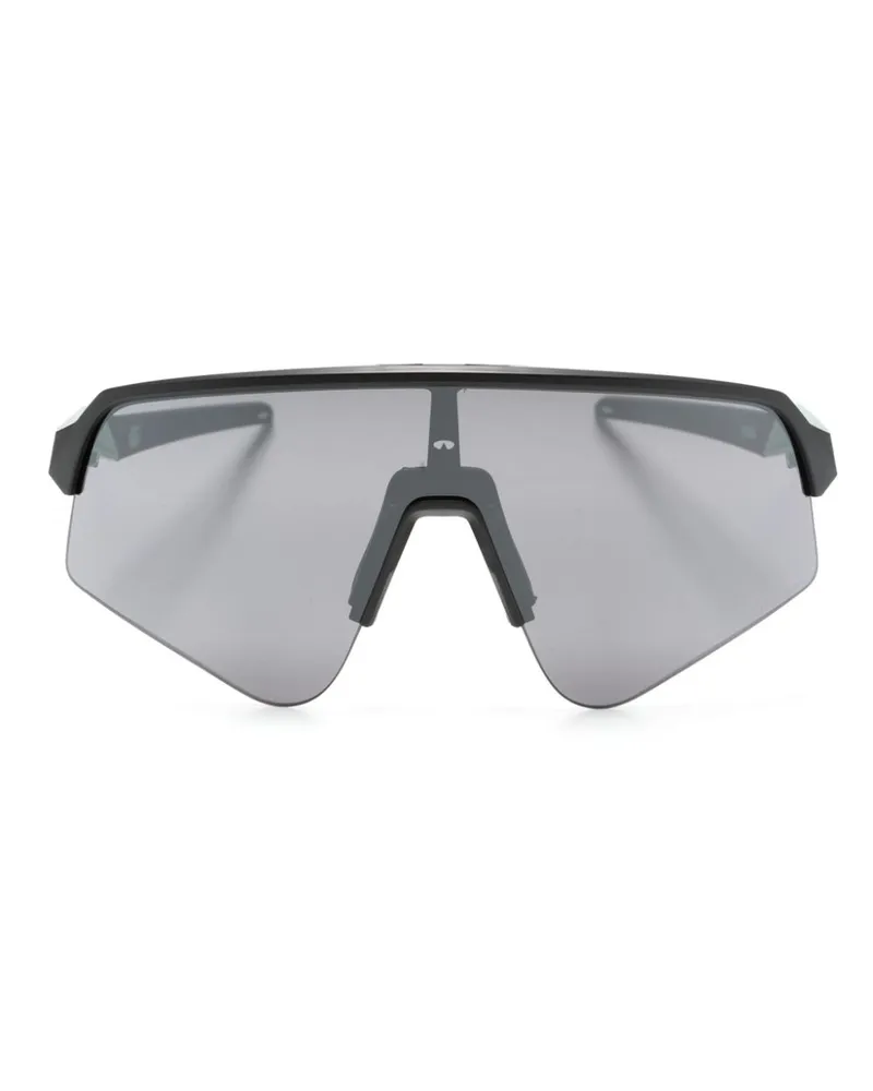 Oakley Sutro Lite Sweep Sonnenbrille mit Shield-Gestell - Schwarz Schwarz