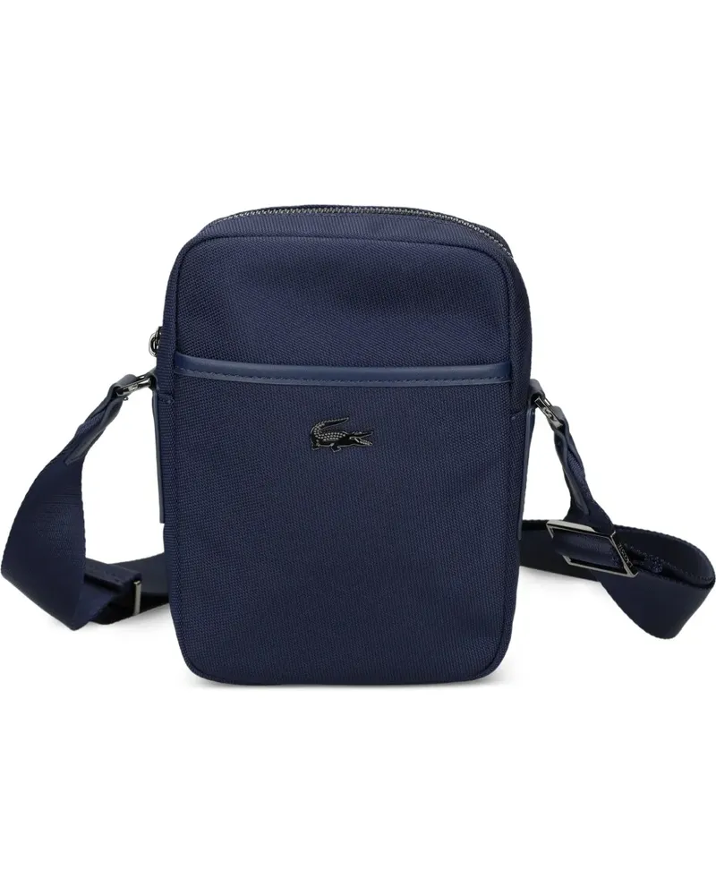 Lacoste Verstellbare Kuriertasche mit Logo - Blau Blau