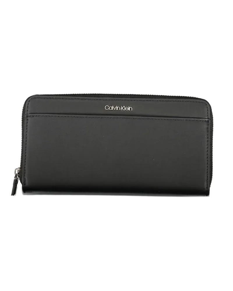 Calvin Klein zip-around wallet - Schwarz Schwarz