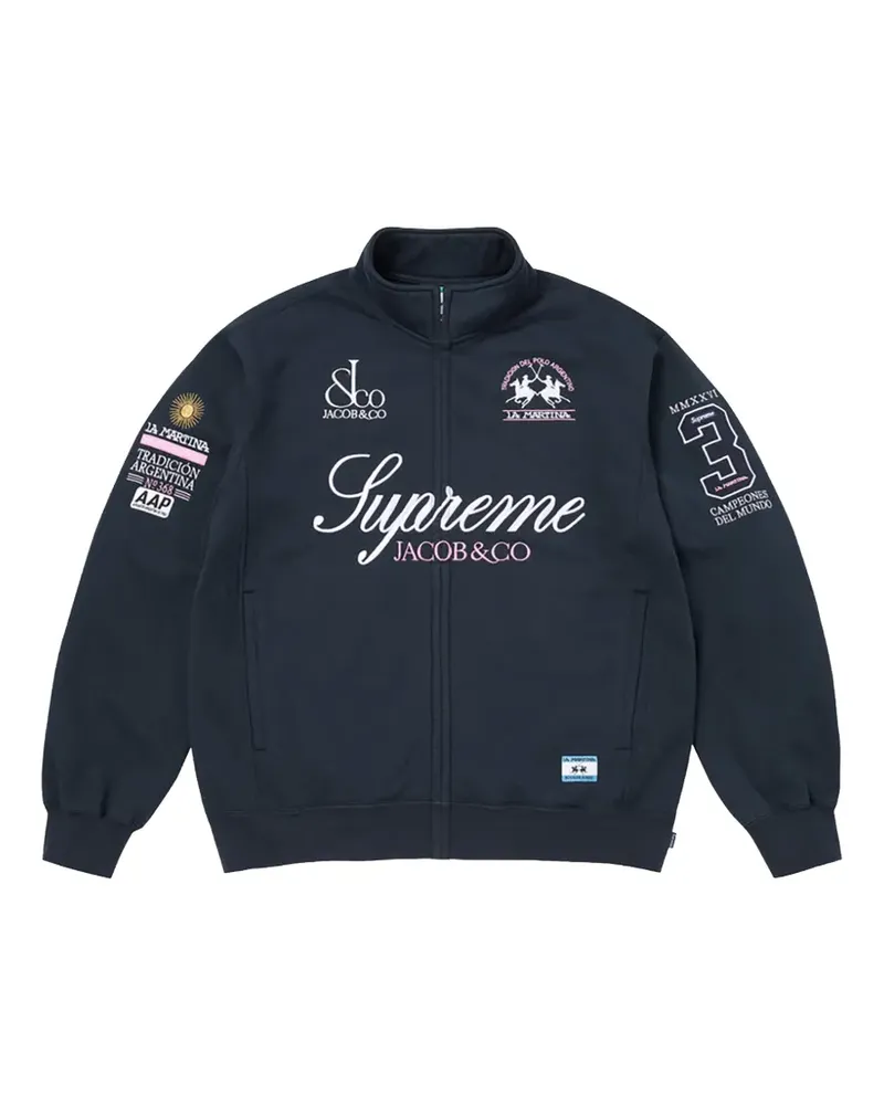 Supreme Being x La Martina x Jacob & Co zip-up sweatshirt - Blau Blau