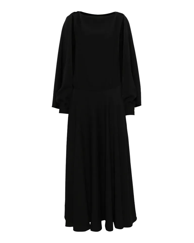 Balenciaga Langärmeliges Ballonkleid - Schwarz Schwarz