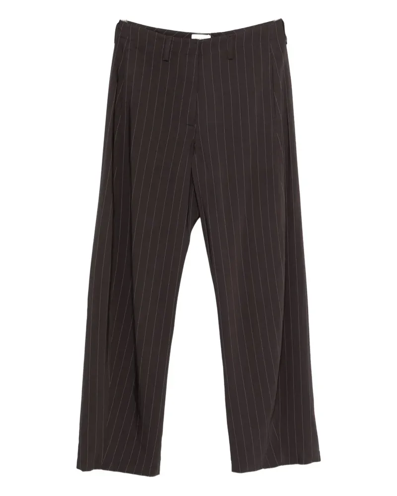 Magda Butrym Hose mit Nadelstreifen - Braun Braun