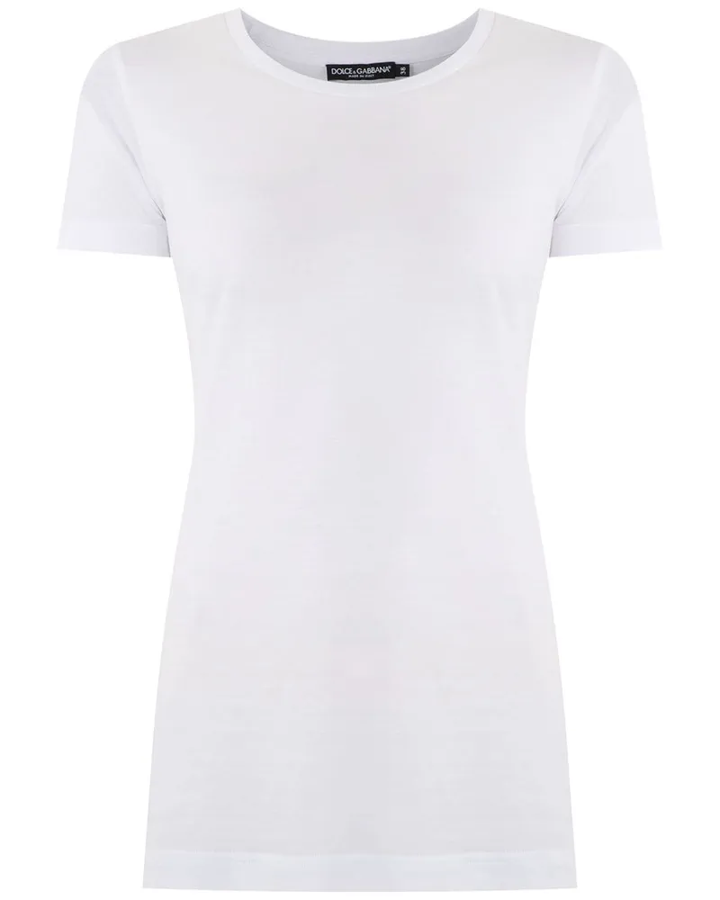 Dolce & Gabbana Klassisches T-Shirt - Weiß Weiß