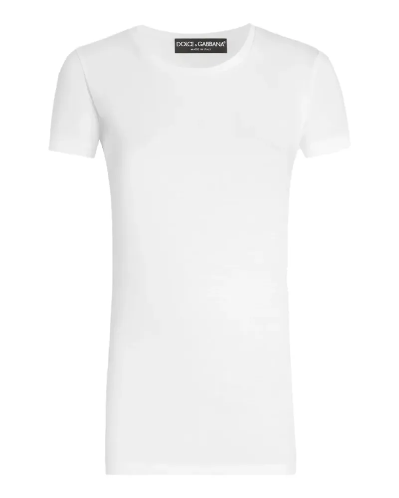 Dolce & Gabbana T-Shirt mit kurzen Ärmeln - Weiß Weiß
