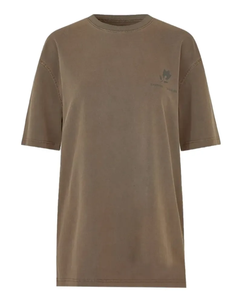 Samsøe & Samsøe stamp T-shirt - Braun Braun