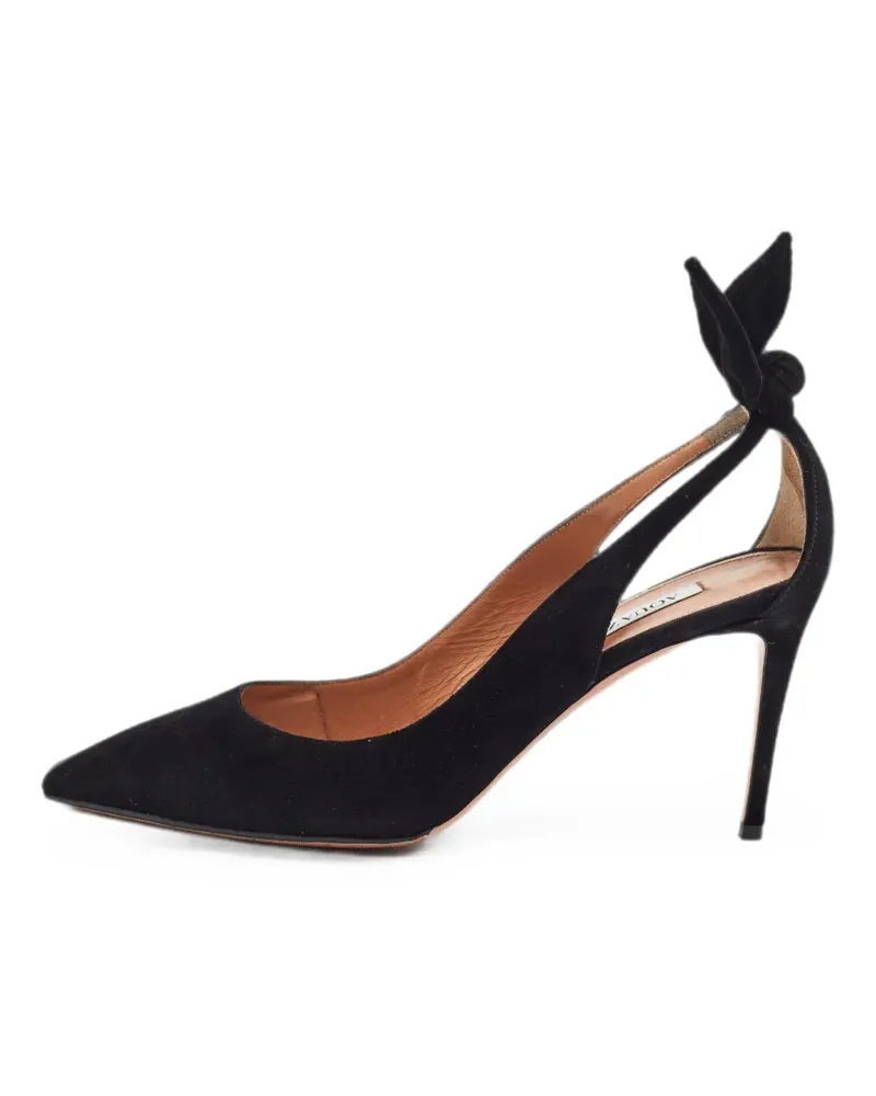 Aquazzura bow-detail pumps - Schwarz Schwarz