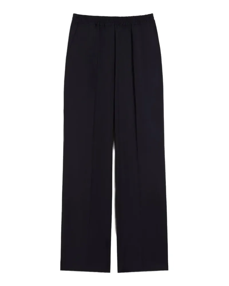 Max Mara Hose mit Stretchbund - Blau Blau