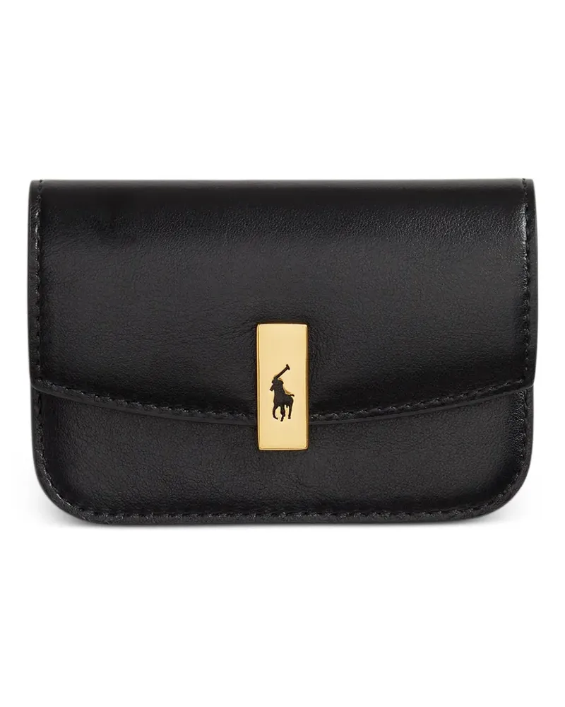 Ralph Lauren Portemonnaie mit Logo-Schild - Schwarz Schwarz