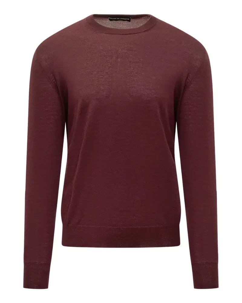 Filippo de Laurentiis crew-neck long-sleeve sweater - Rot Rot