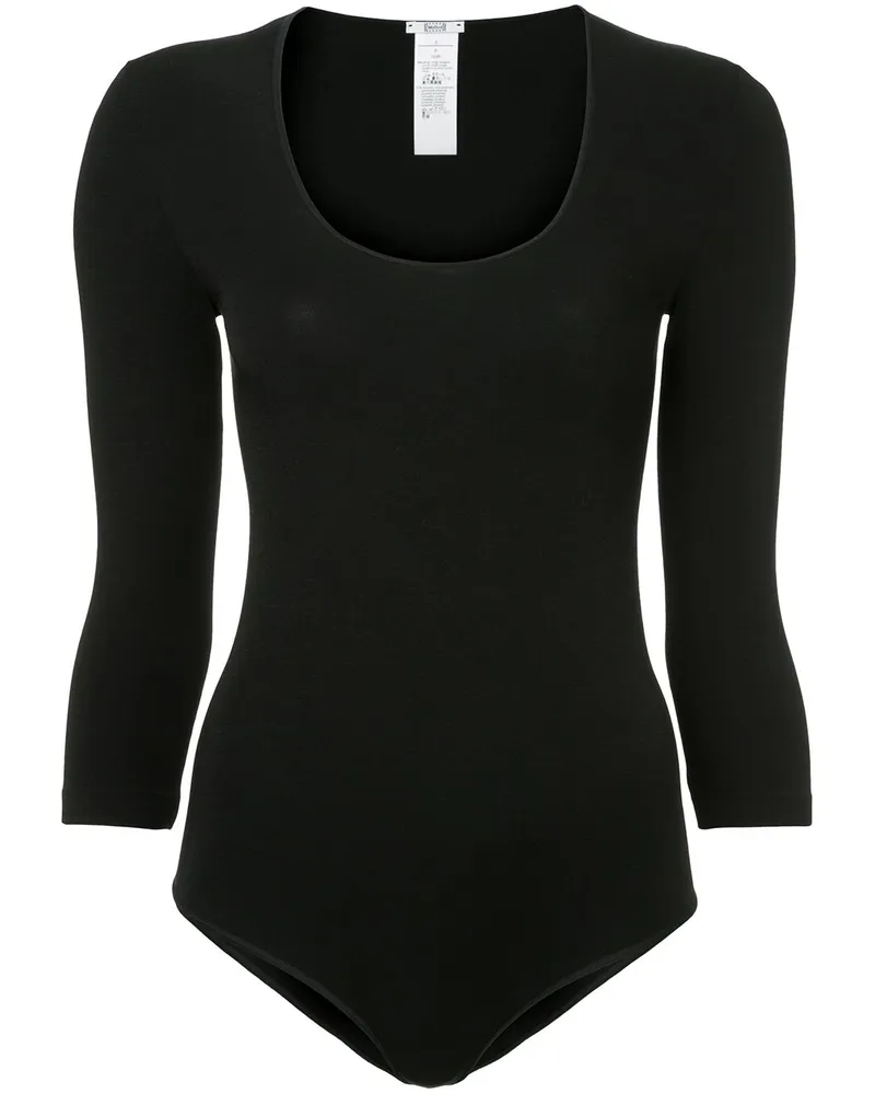 Wolford Body mit Dreiviertelärmeln - Schwarz Schwarz