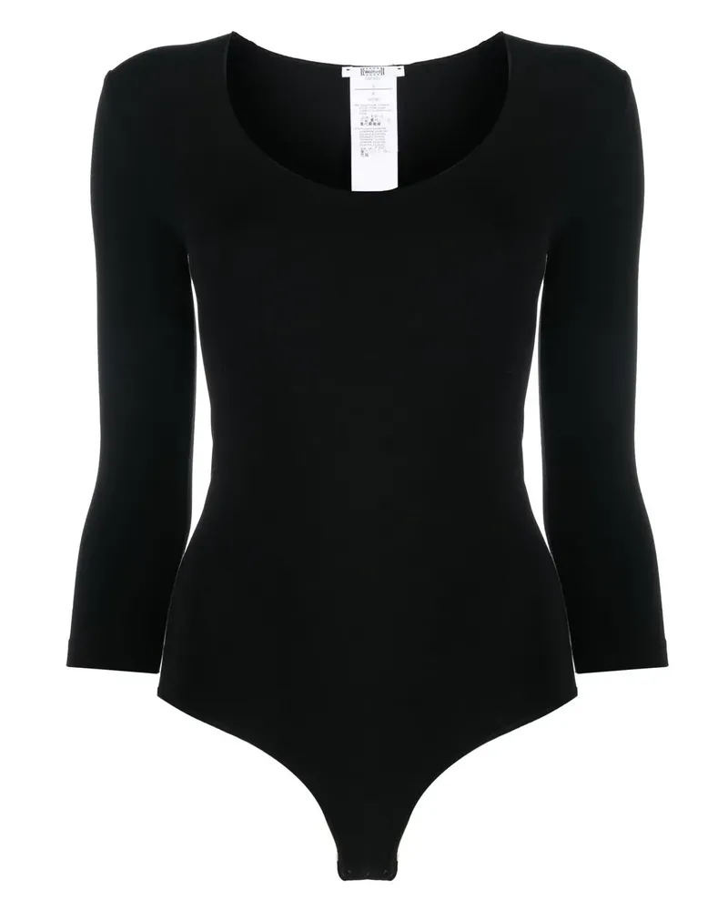 Wolford Body mit Dreiviertelärmeln - Schwarz Schwarz