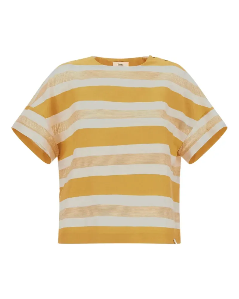 Herno striped blouse - Gelb Gelb