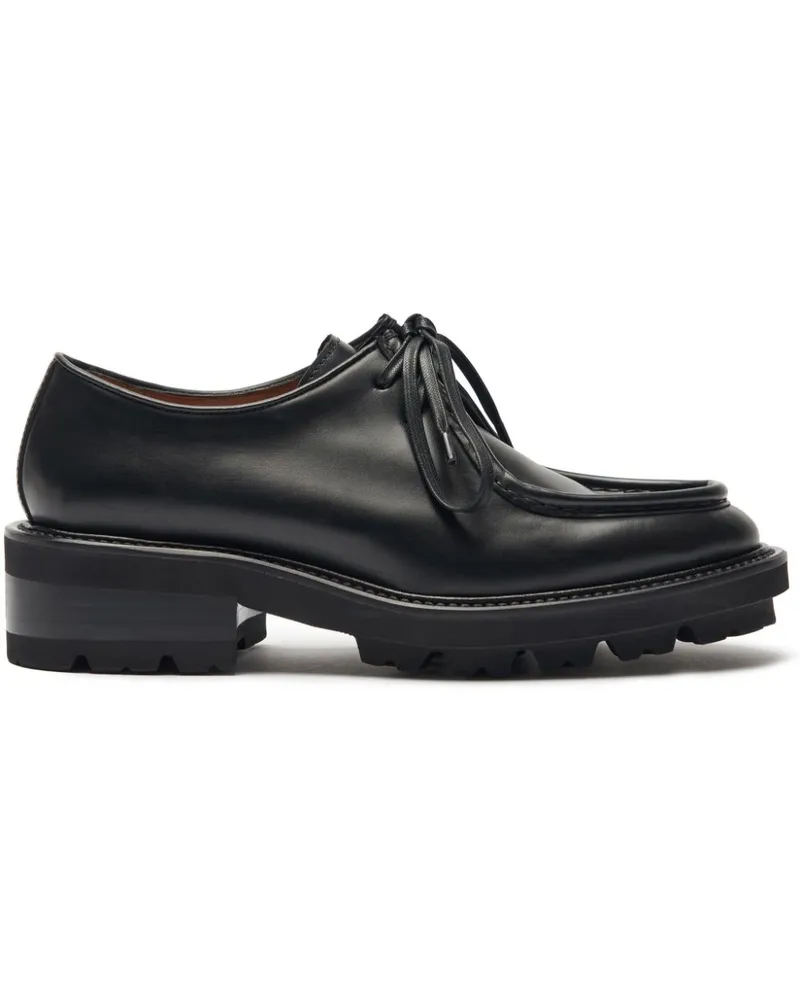 Scarosso Carolina Derby-Schuhe - Schwarz Schwarz