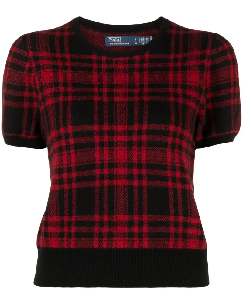 Ralph Lauren Geripptes Oberteil - Rot Rot