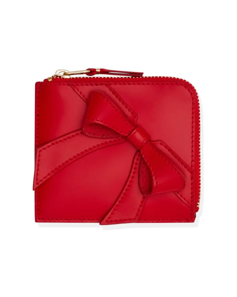 Comme des Garçons Big Bow Portemonnaie - Rot Rot