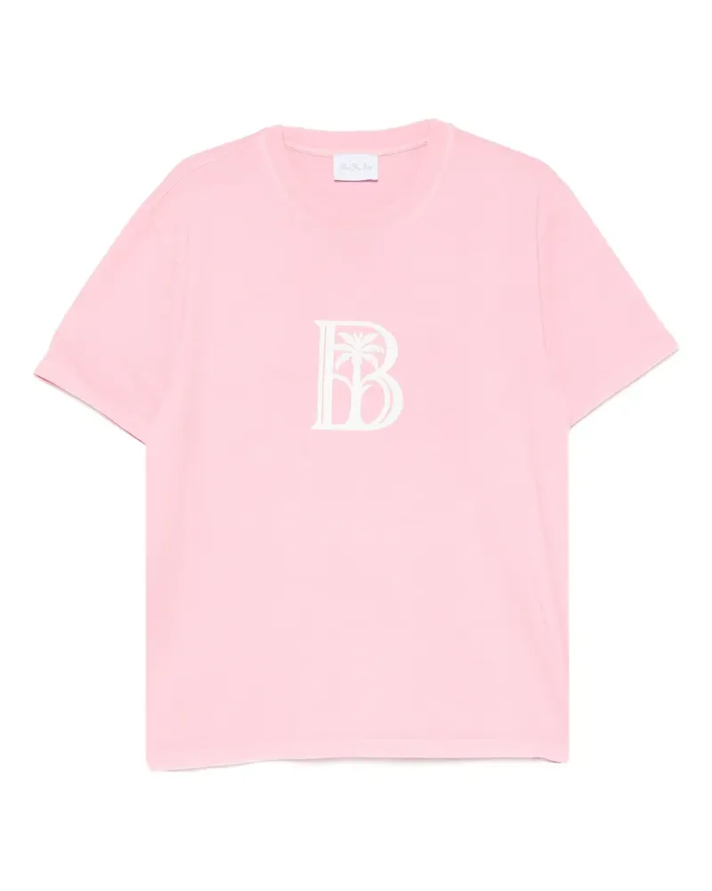 Blue Sky Inn T-Shirt mit Palmen-Logo - Rosa Rosa