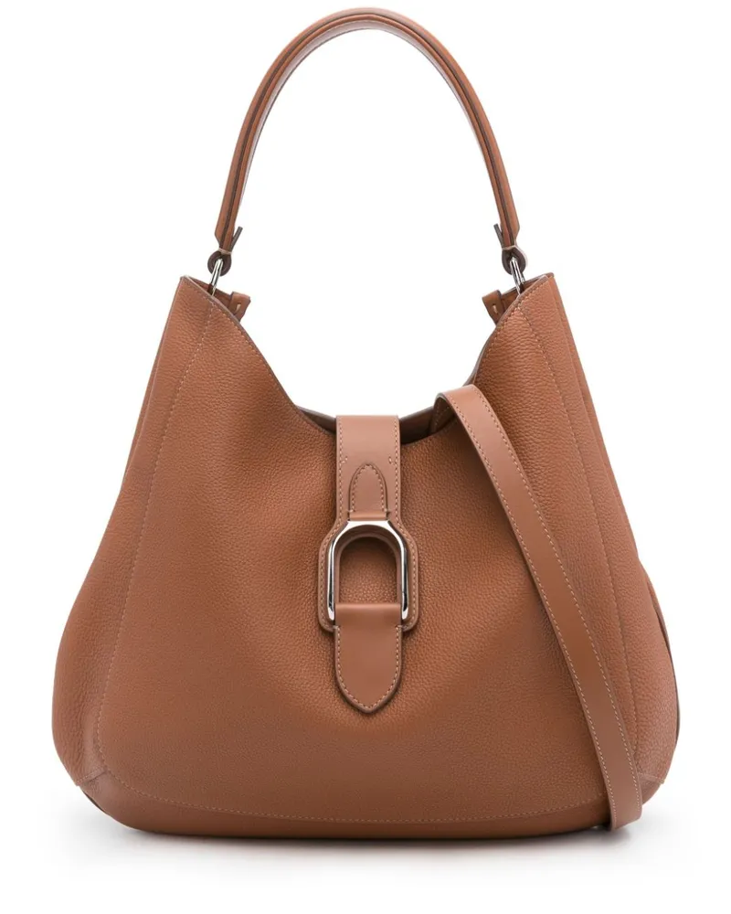 Ralph Lauren Mittelgroße Schultertasche - Braun Braun