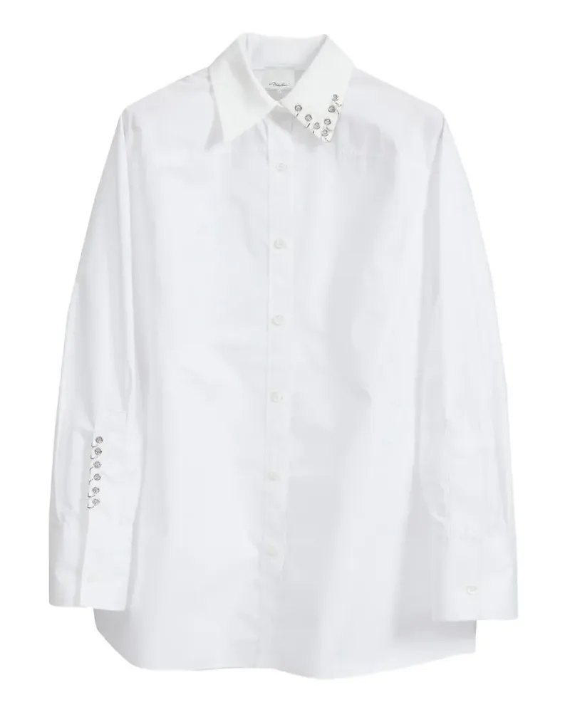 3.1 phillip lim embellishment shirt - Weiß Weiß