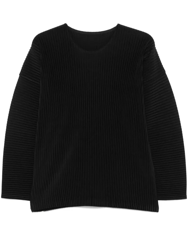 Issey Miyake MC January Oberteil - Schwarz Schwarz