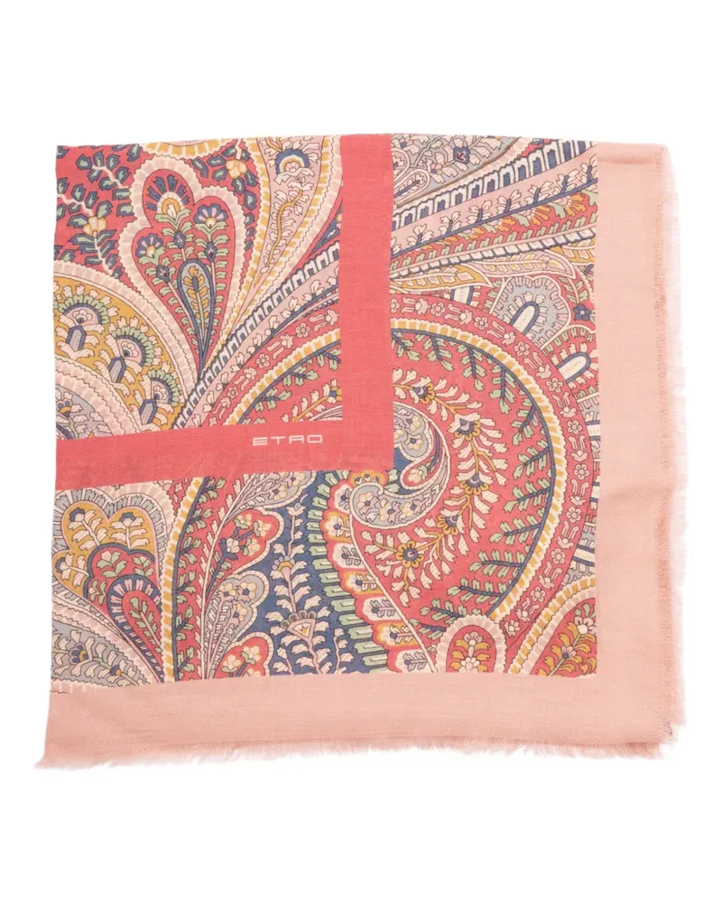 Etro Schal mit Muster - Rosa Rosa