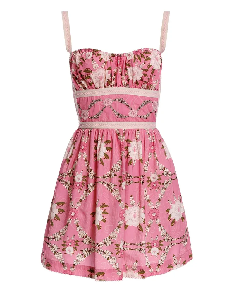 AGUA BENDITA Logan Kleid mit Blumen-Print - Rosa Rosa
