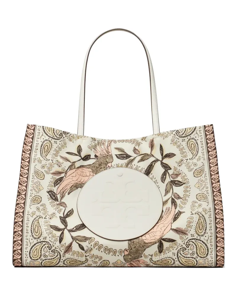 Tory Burch Ella Shopper mit Print - Nude Nude