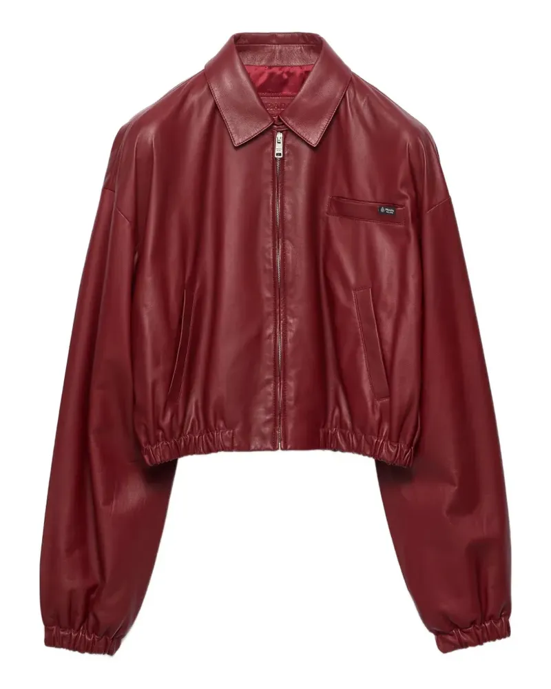 Prada nappa leather jacket - Rot Rot