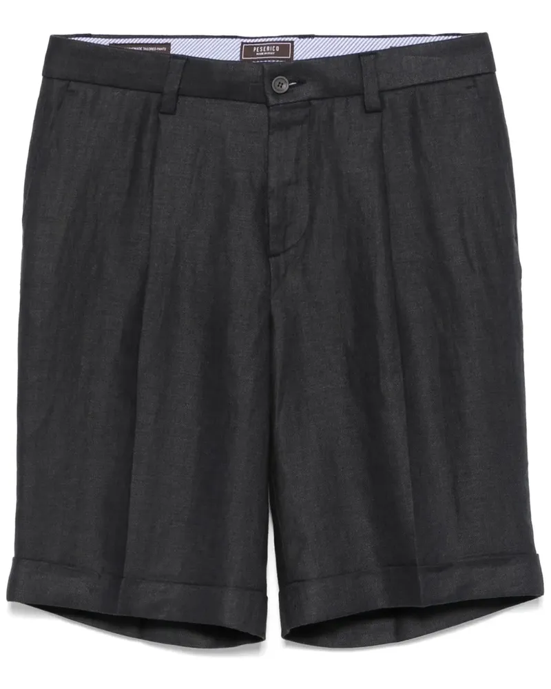 Peserico Bermudas aus Leinen - Blau Blau
