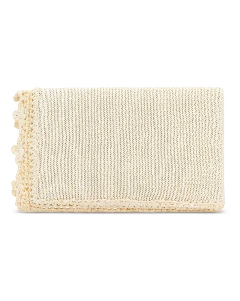 J.W.Anderson Gehäkelte Clutch - Weiß Weiß