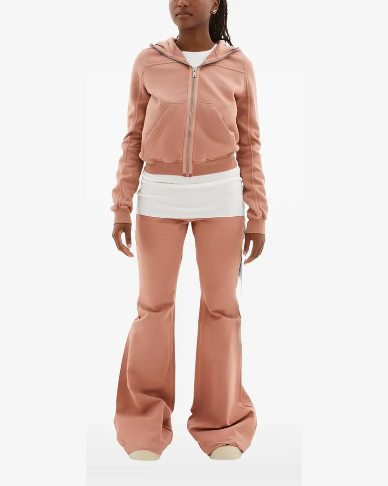 DRKSHDW by Rick Owens zip-up hoodie - Rosa Rosa